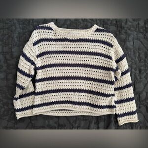 Zara Baby Girl Striped Knit Sweater